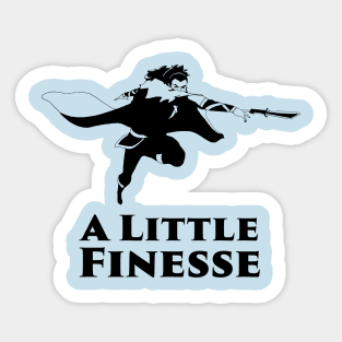 Vax, A Little Finesse Sticker